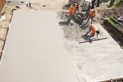 Concrete Pour in Summer